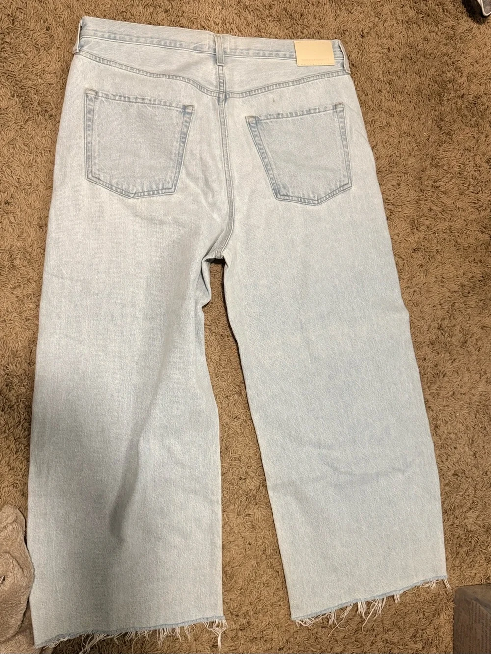 Citizen Light Blue Relaxed Wide-Leg Jeans